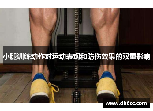 小腿训练动作对运动表现和防伤效果的双重影响